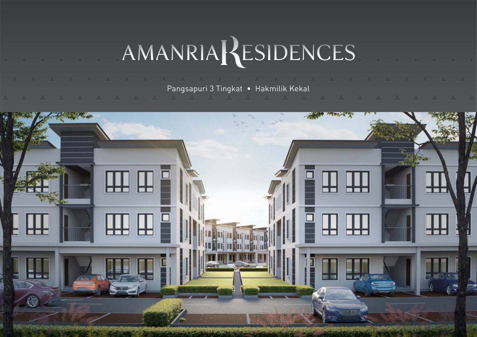 Fasad Amanria Residences Jenderam Hilir Dengkil