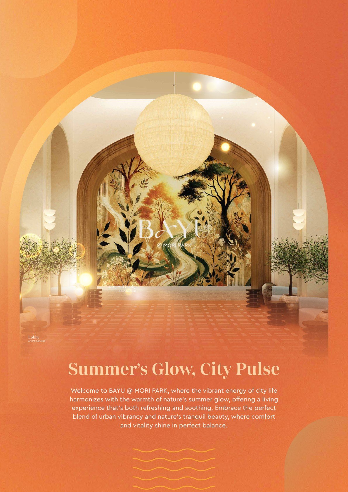 Lobby Bayu @ Mori Park artist impression