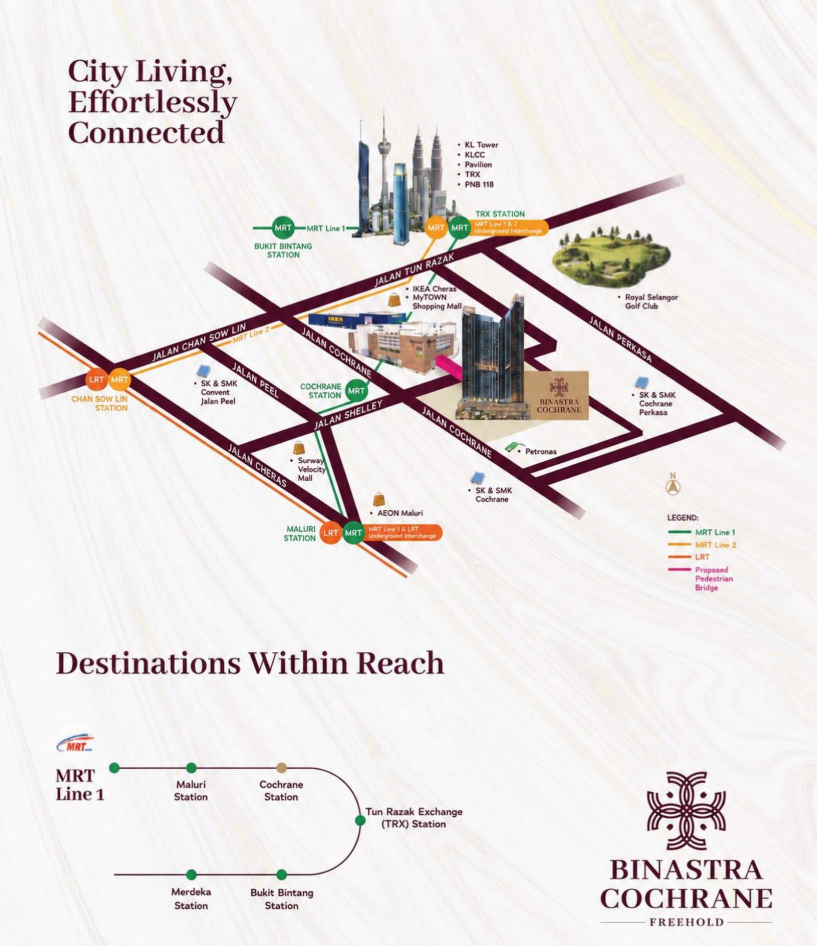 Binastra Cochrane Location Map