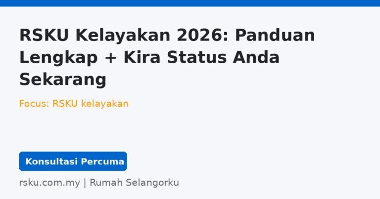 Panduan Umum Syarat Rumah Selangorku 2026