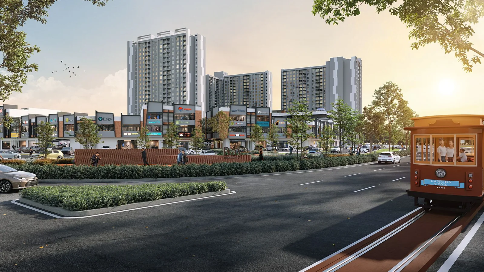 Bay Street — visual sumber rasmi 2