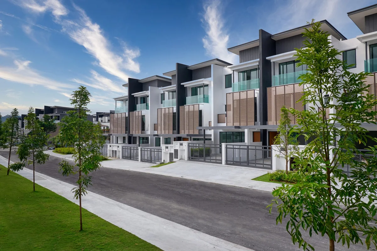 Fasad rumah tiga tingkat Ilham daripada laman rasmi Metrogen