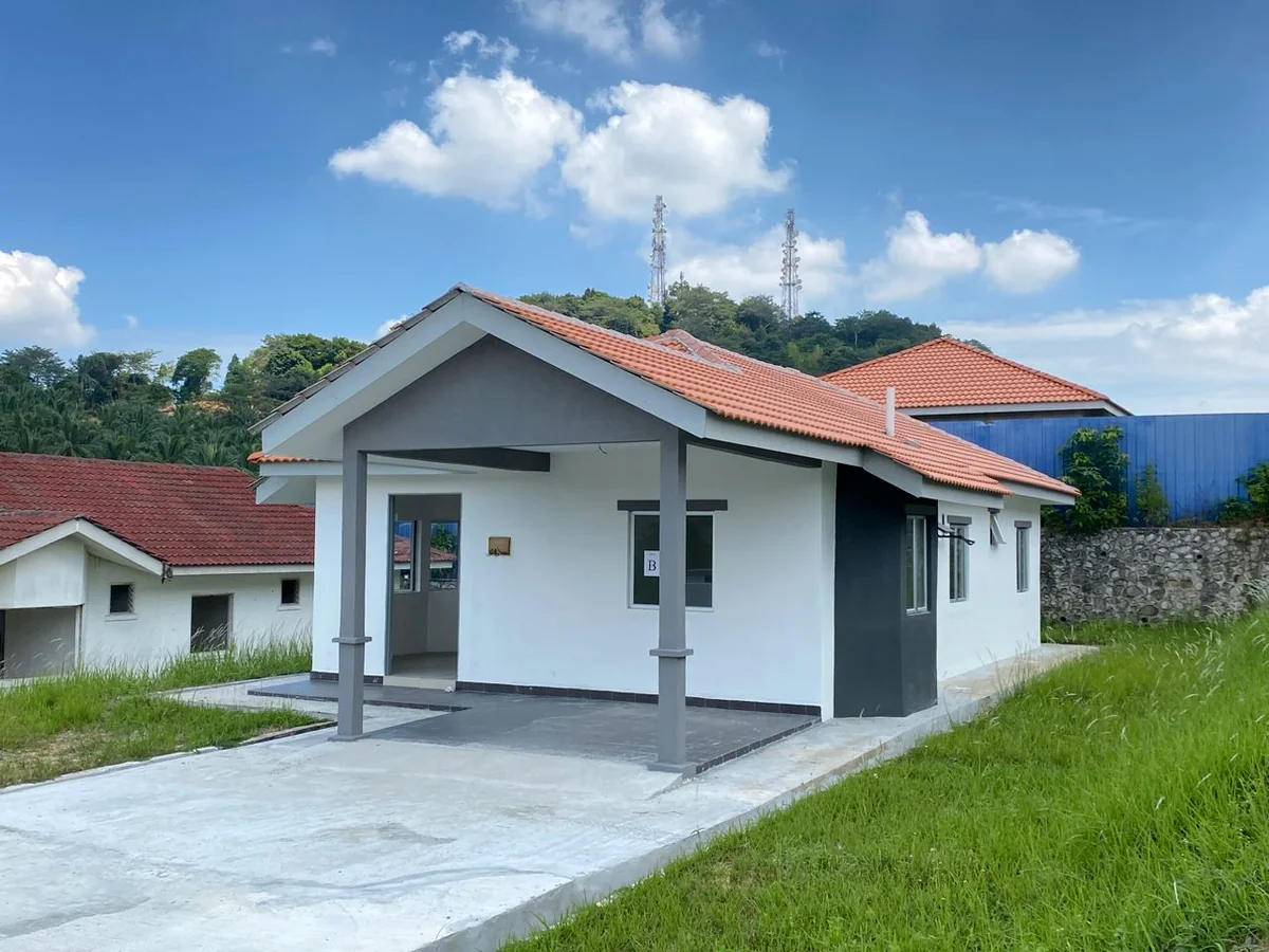 Fasad banglo setingkat Type B Melati Kerayong Hills