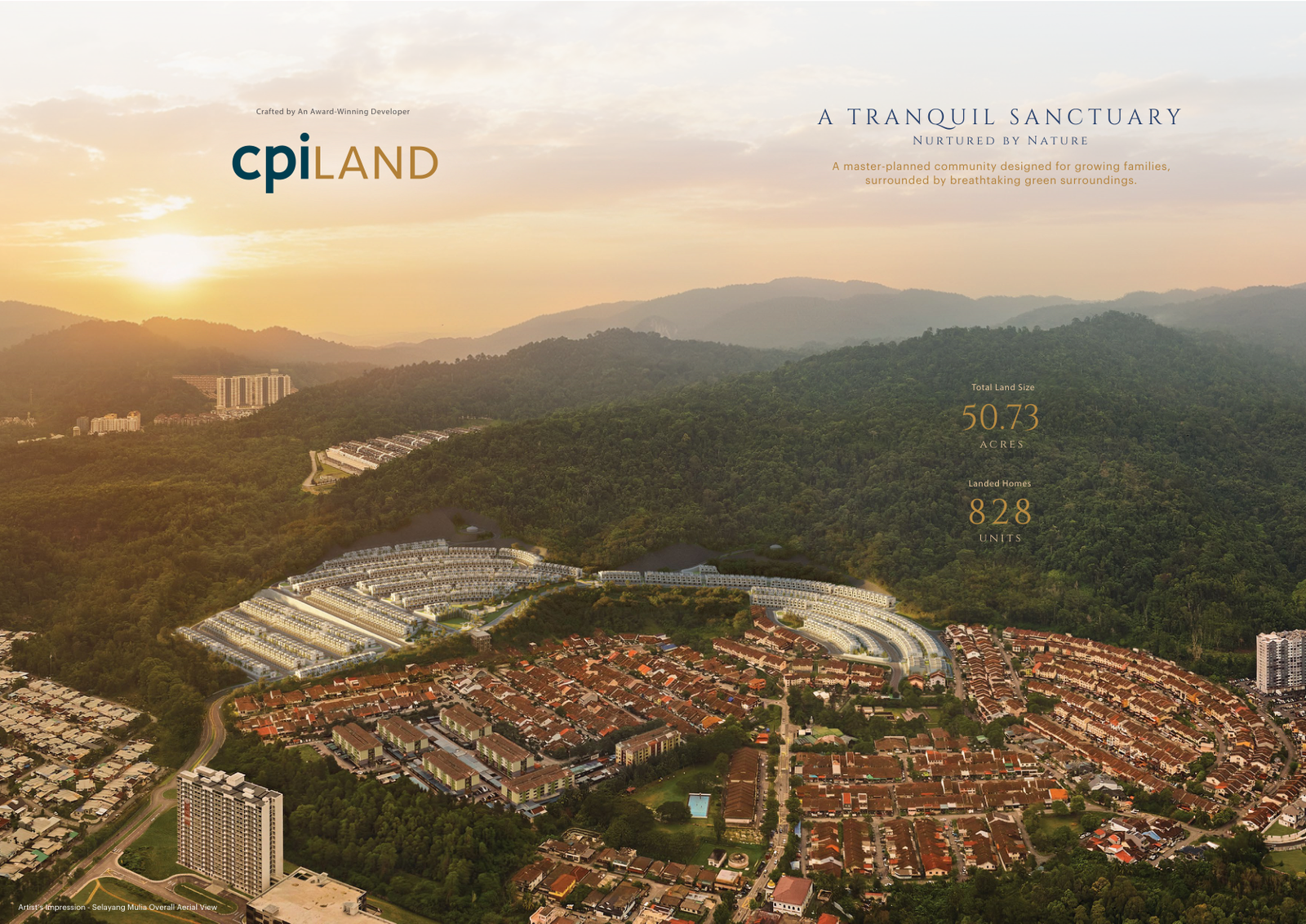 Selayang Mulia Aerial View Artist Impression