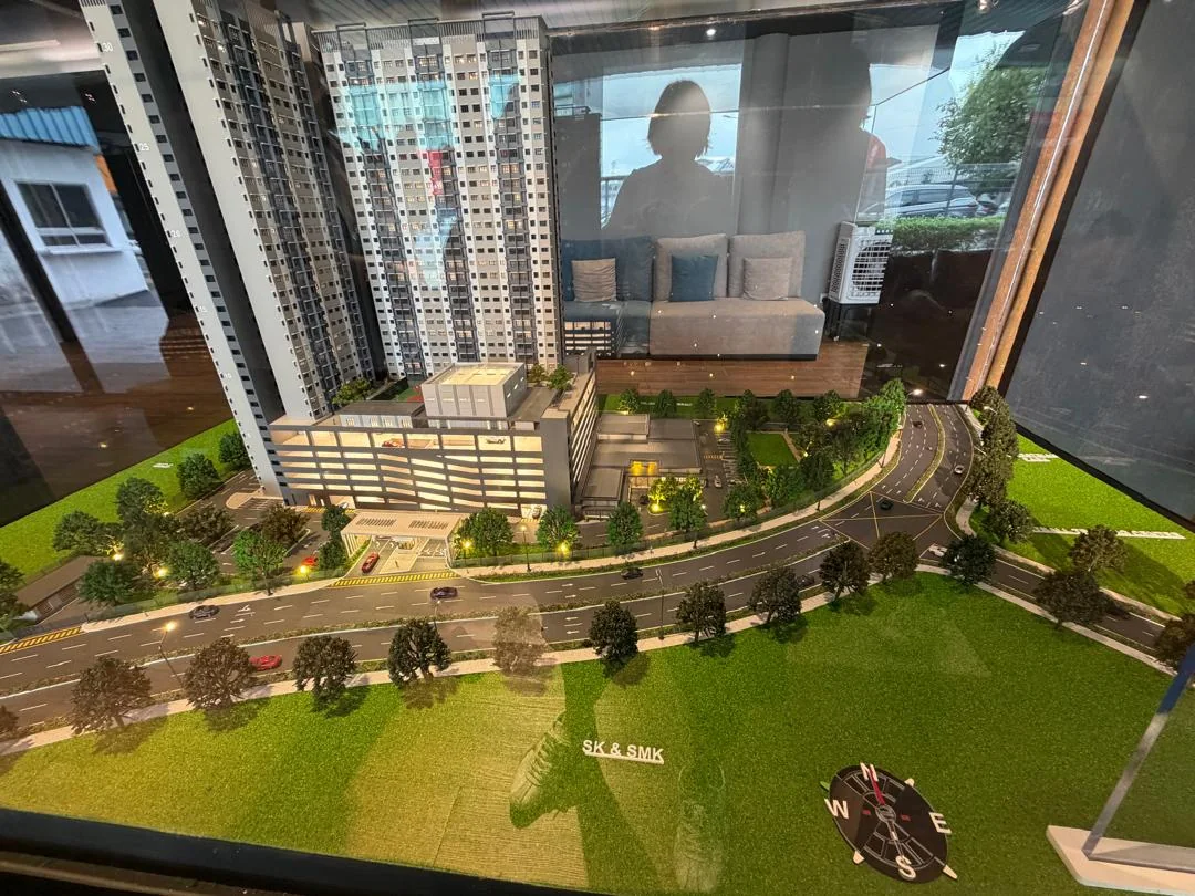 Model jalan masuk Residensi MADANI Serunai