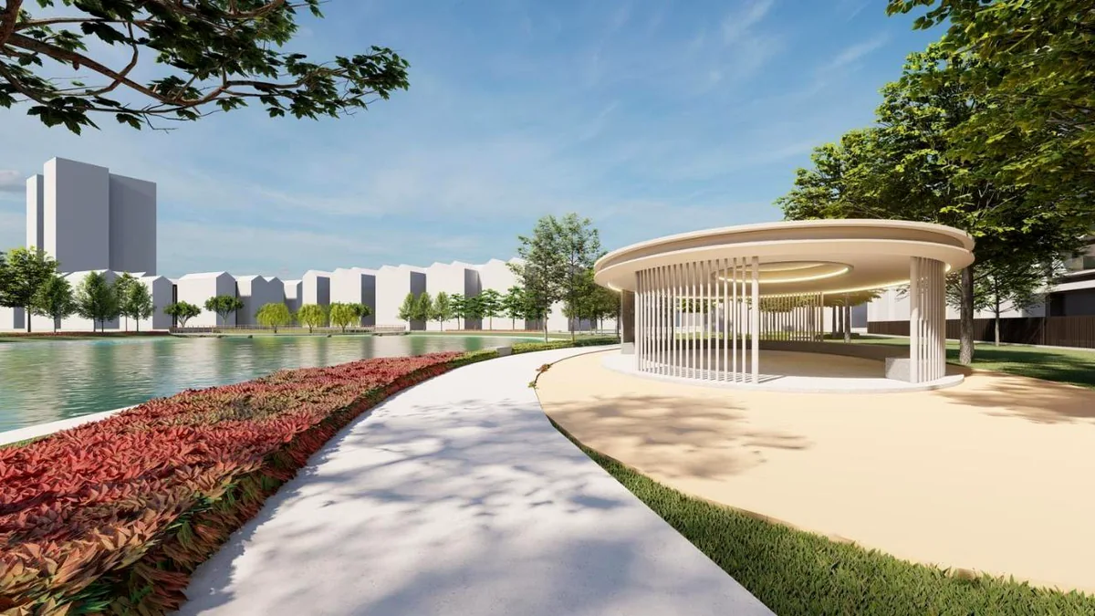 Taman tasik bersebelahan Xanadu Millennium Puchong