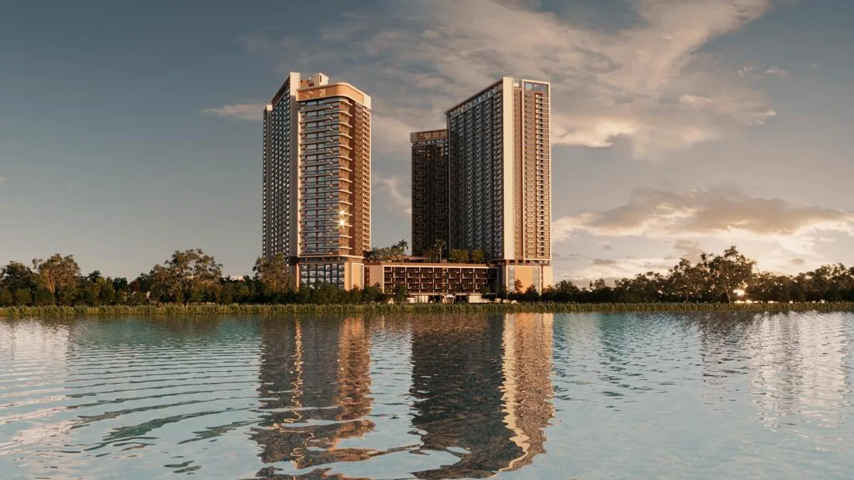 Pemandangan tasik Xanadu Lakeview Puchong