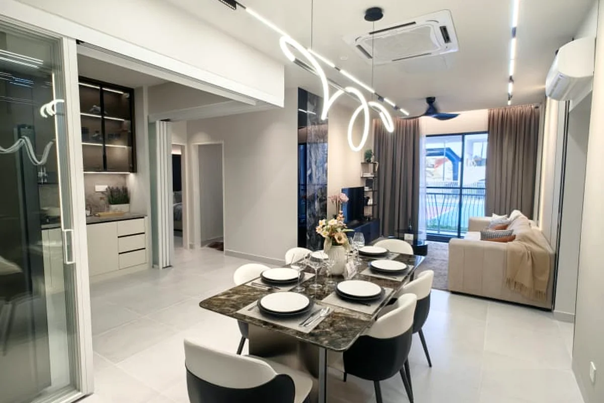 Ruang dalaman unit contoh Type B Xanadu Puchong