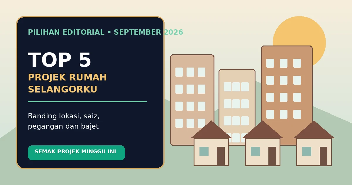 5 projek Rumah Selangorku pilihan September 2026