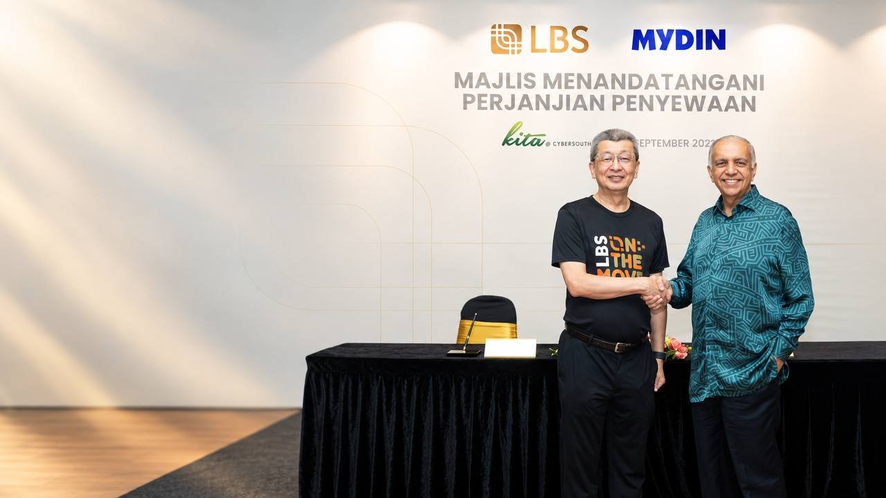 Majlis menandatangani perjanjian penyewaan LBS dan MYDIN bagi KITA @ Cybersouth.